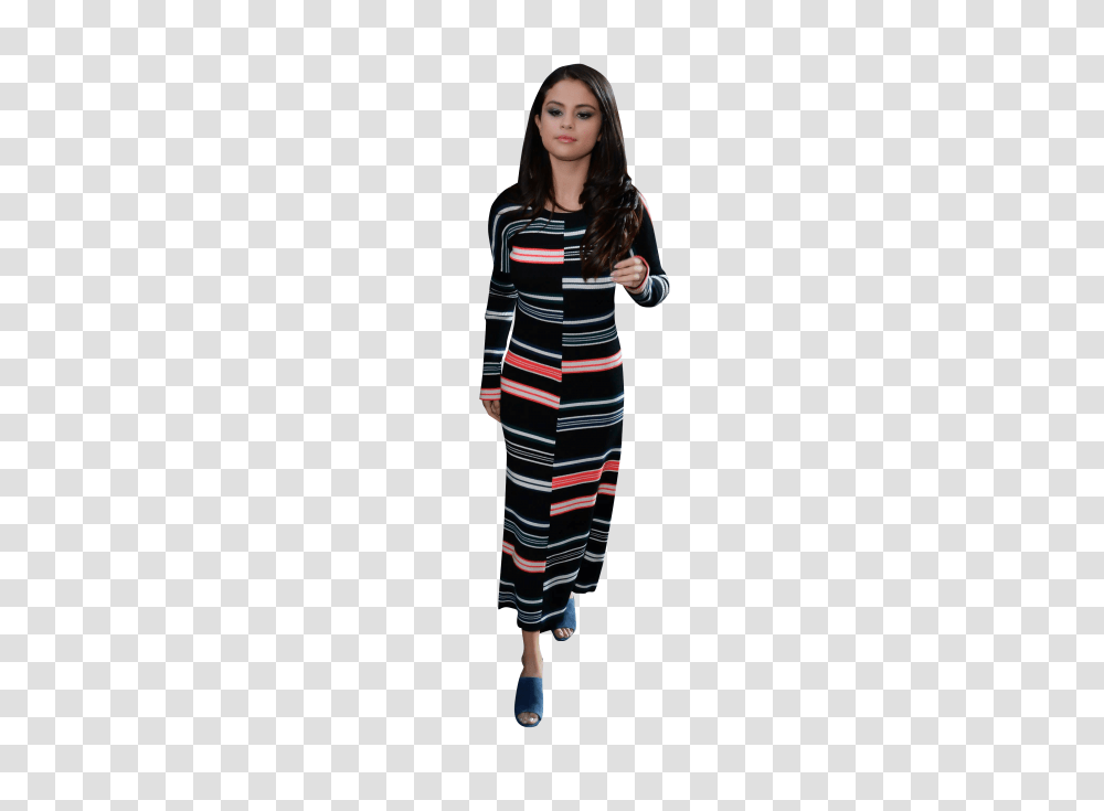 Selena Gomez Walking, Female, Person, Dress Transparent Png
