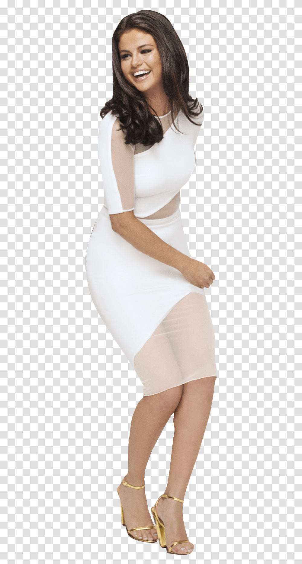 Selena Gomez White Dress Image Photo Shoot, Person, Underwear, Lingerie Transparent Png