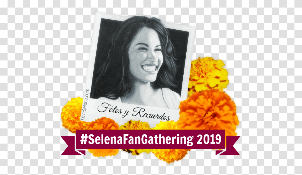 Selenafangathering 2019 Selena, Person, Plant, Text, Flower Transparent Png