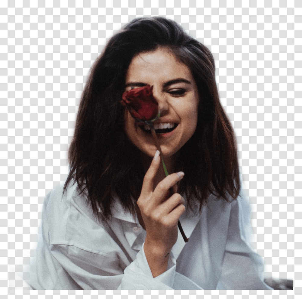 Selenagomez Elle Photoshoot Stickers Freetoedit Selena Gomez Instagram 2017, Person, Human, Finger Transparent Png