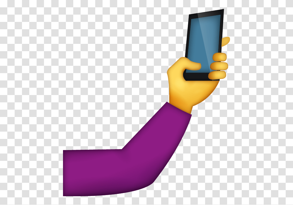 Selfie Emoji, Arm, Light, Cutlery Transparent Png