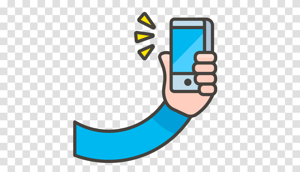 Selfie Icon Free Of Free Vector Emoji, Hand-Held Computer, Electronics, Texting, Mobile Phone Transparent Png