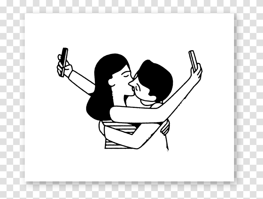 Selfie Print 01 Existen Dos Tipos De Relaciones, Hug, Bird, Animal Transparent Png