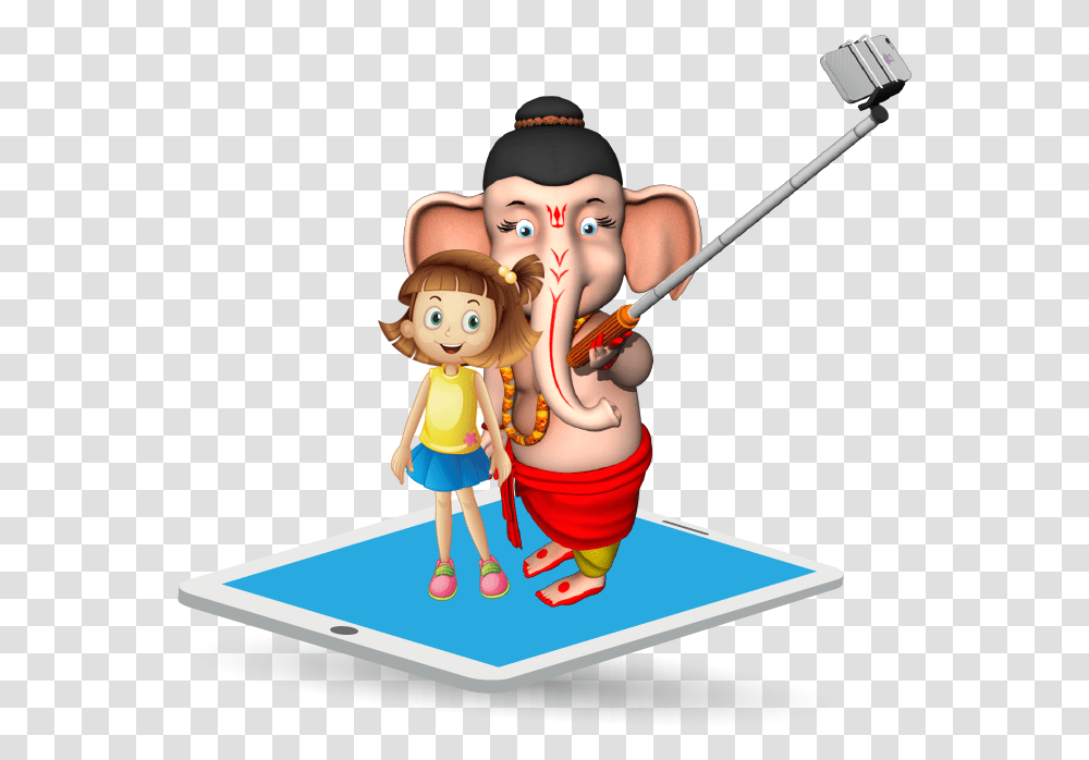 Selfie With Ganesha Illustration, Head, Person, Nutcracker, Leisure Activities Transparent Png