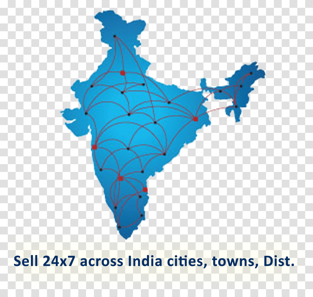Sell Clipart Online Blank Map Of India, Animal, Sea Life, Diagram Transparent Png