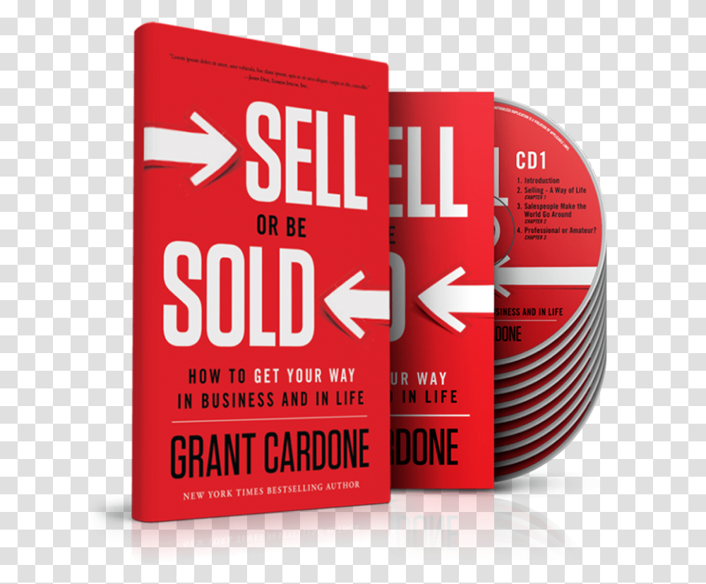 Sell Or Be Sold By Grant Cardone, Poster, Advertisement, Flyer, Paper Transparent Png