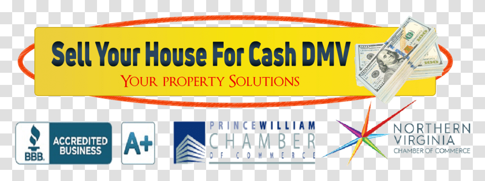 Sell Your House For Cash Dmv Logo Better Business Bureau, Paper, Advertisement, Poster Transparent Png