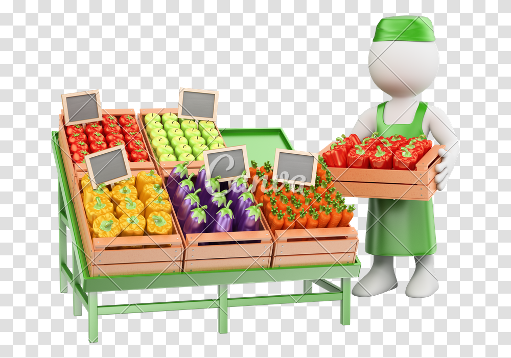 Seller In His Grocery, Market, Plant, Outdoors, Shop Transparent Png