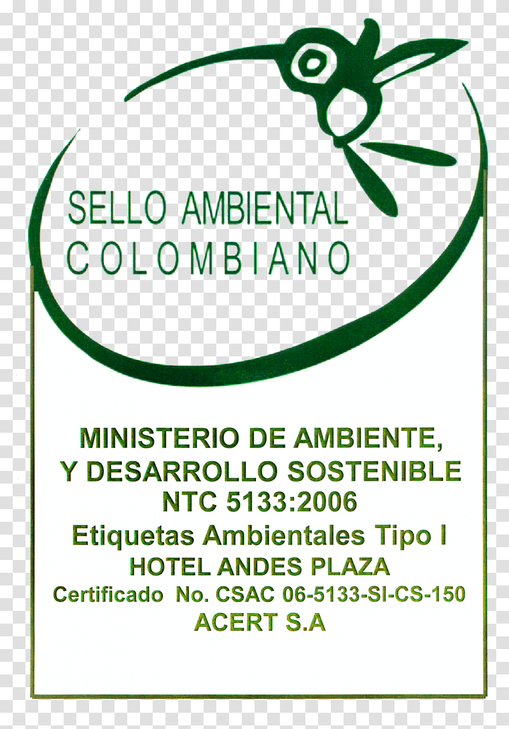 Sello Ambiental Colombiano Calligraphy, Poster, Advertisement, Flyer, Paper Transparent Png