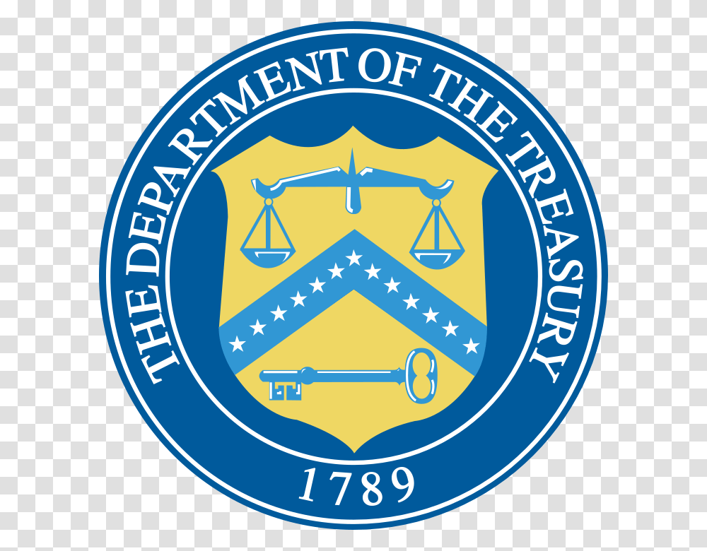 Sello Del Departamento Del Tesoro De Estados Unidos Department Of The Treasury, Logo, Trademark, Badge Transparent Png