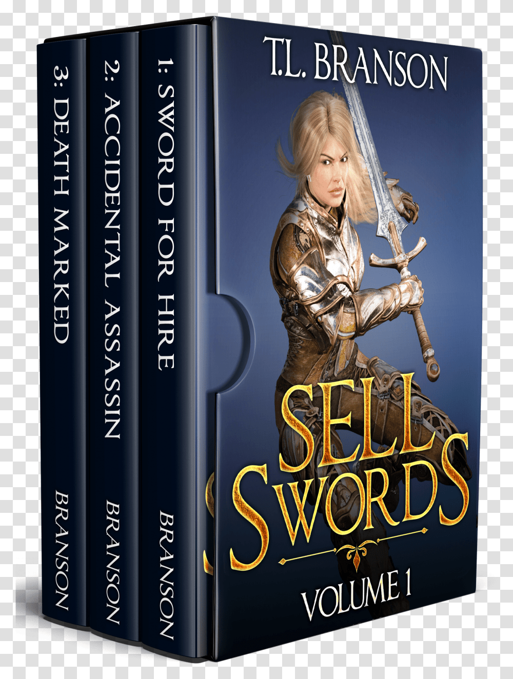 Sellswords Volume One By T Book Cover, Novel, Person, Human, Poster Transparent Png
