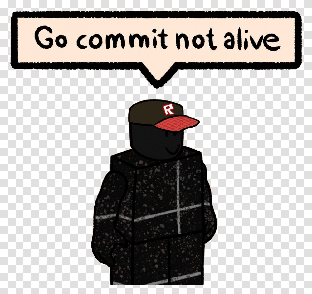 Selozar Meme Roblox Gocommitdie Go Commit Die Go Commit Not Alive Meme Roblox, Ninja, Label, Shooting Range Transparent Png