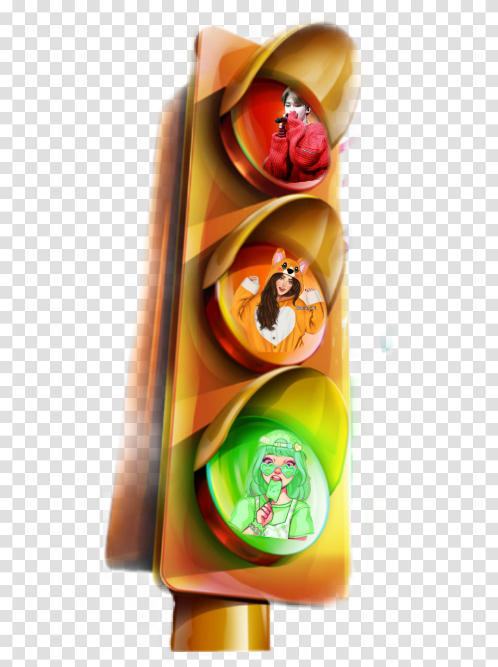 Semaforo Color Stop Realpeople Traffic Light, Person, Helmet Transparent Png