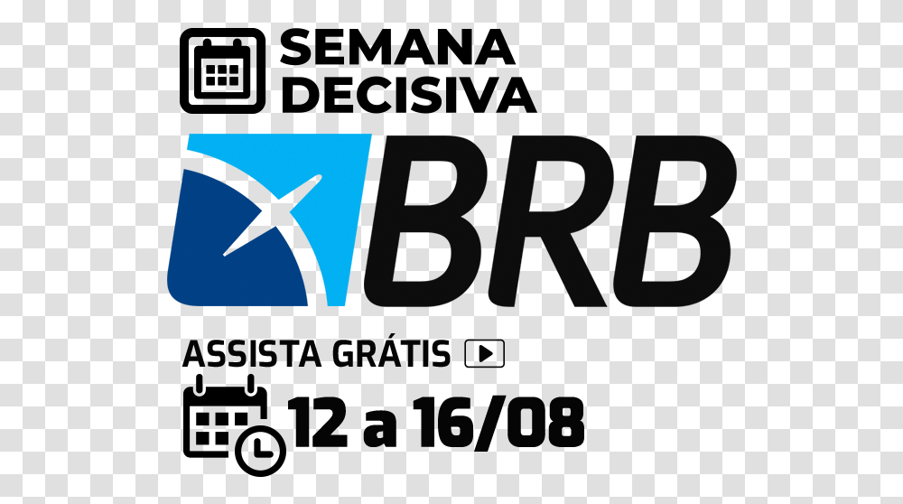 Semana Decisiva Brb Electric Blue, Logo, Symbol, Trademark, Text Transparent Png