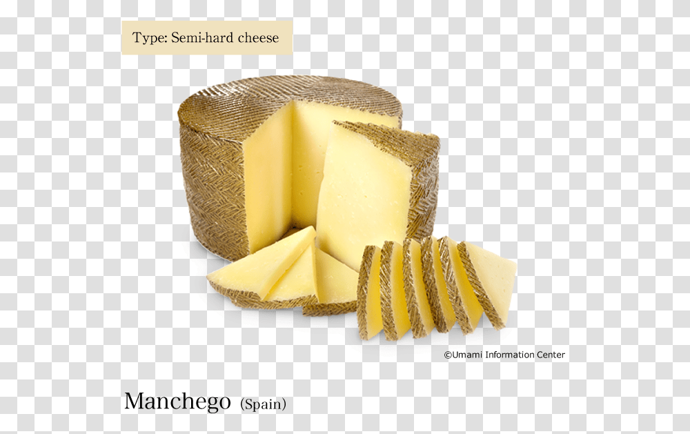 Semi Hard Cheese Manchegospain Gruyre Cheese, Sliced, Food, Brie, Butter Transparent Png