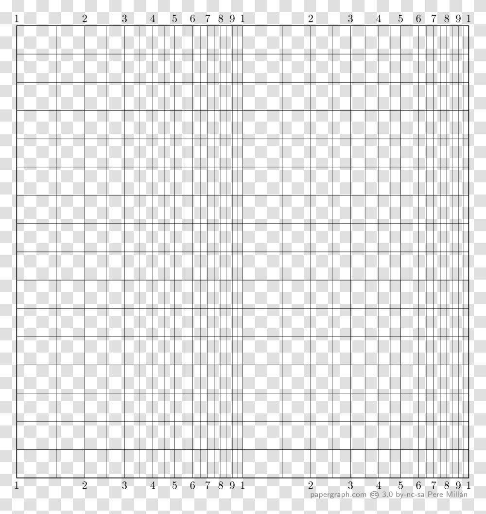 Semi Log Graph Paper 1 Cycle, Gray, World Of Warcraft Transparent Png