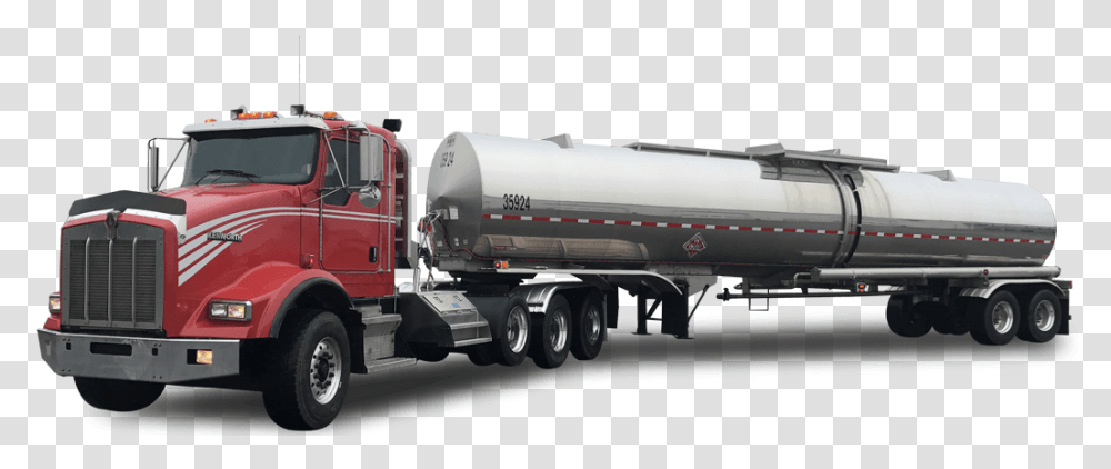 Semi Tanker Truck Gas Tanker Truck, Vehicle, Transportation, Trailer Truck, Machine Transparent Png