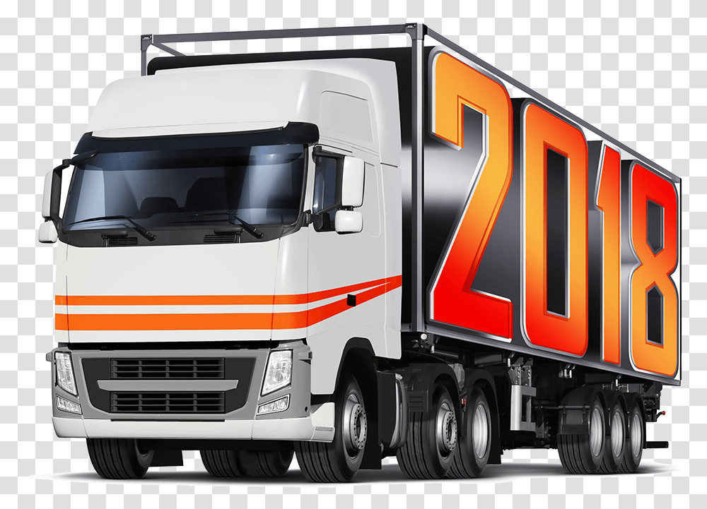 Semi Truck Indian Packers And Movers Trucks, Vehicle, Transportation, Van, Trailer Truck Transparent Png