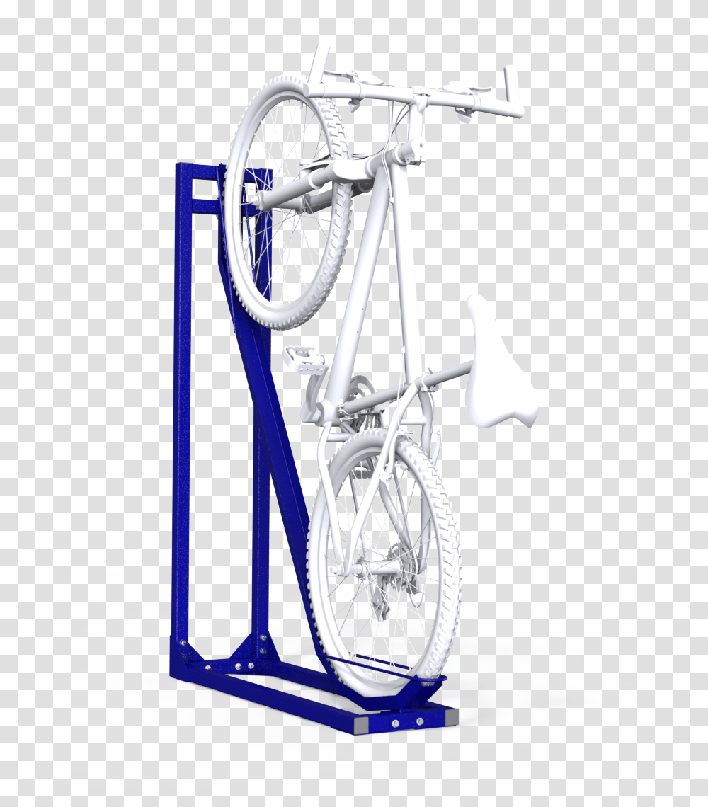 Semi Vertical Bike Rack, Bicycle, Vehicle, Transportation, Wheel Transparent Png