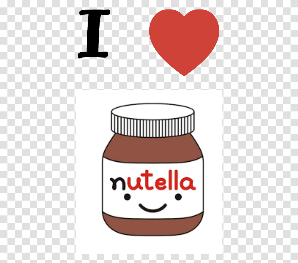 Semicolon Drawing Iphone Wallpaper Love Nutella, Food, Honey, Dessert, Chocolate Transparent Png