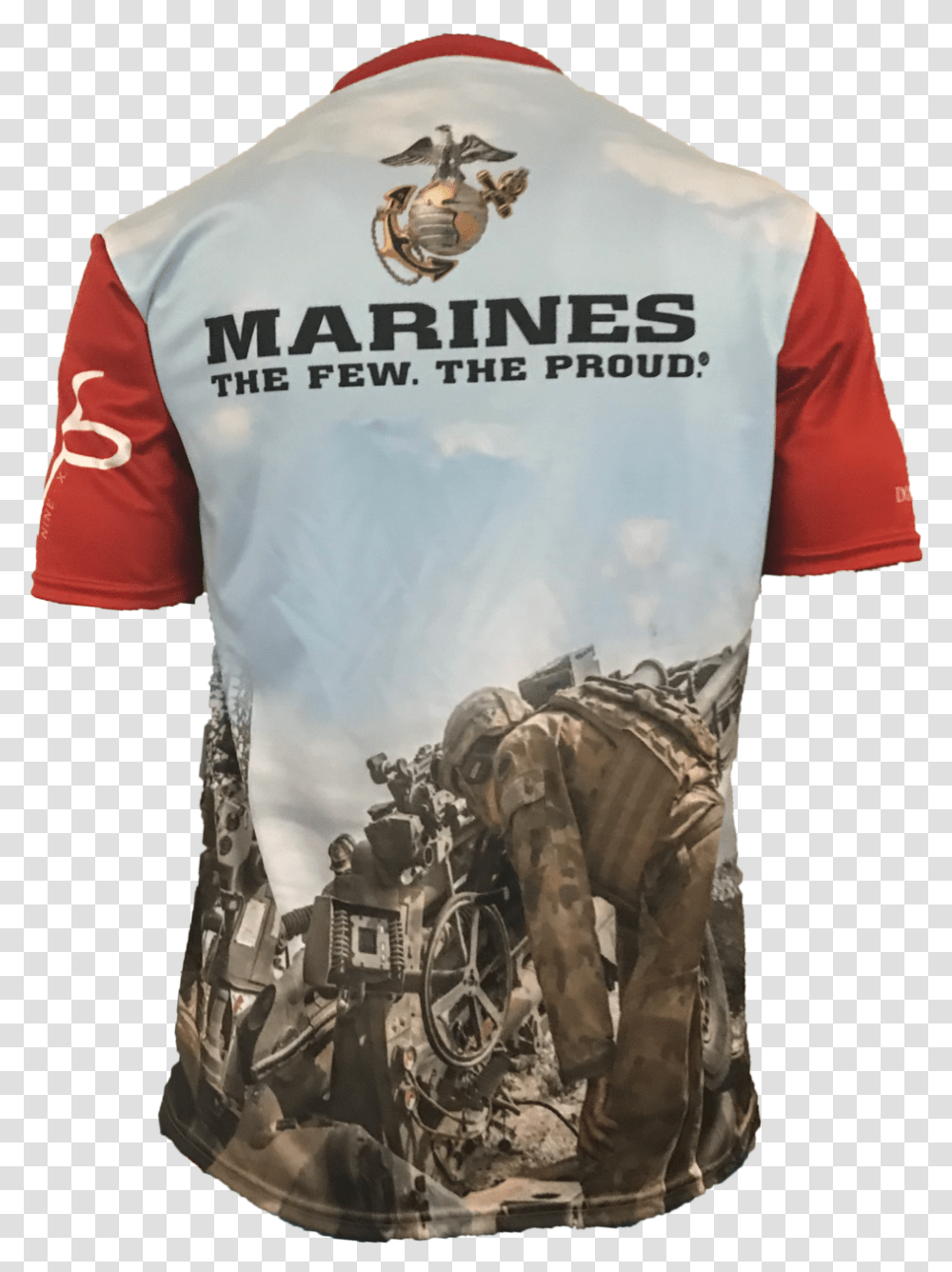 Semper Fi Full Dye Sublimated Marina Pride Crew Neck Shirt Marines, Clothing, Apparel, Jersey, Person Transparent Png