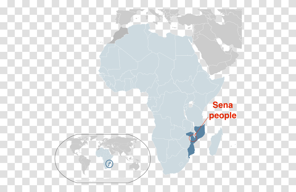 Sena People Geographical Distribution In Mozambique Sena People Mozambique, Map, Diagram, Atlas, Plot Transparent Png