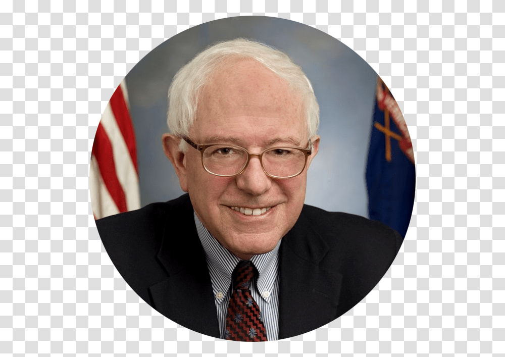 Senator Bernie Sanders Bernie Sanders With Hair, Tie, Accessories, Person, Human Transparent Png