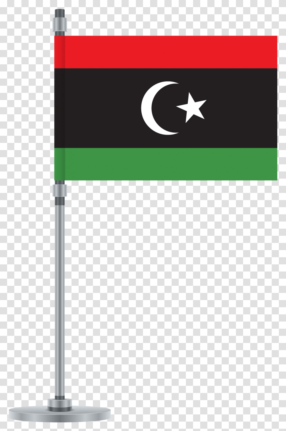 Send A Parcel To Libya Delivery Flag, Symbol, Text, Star Symbol, White Board Transparent Png