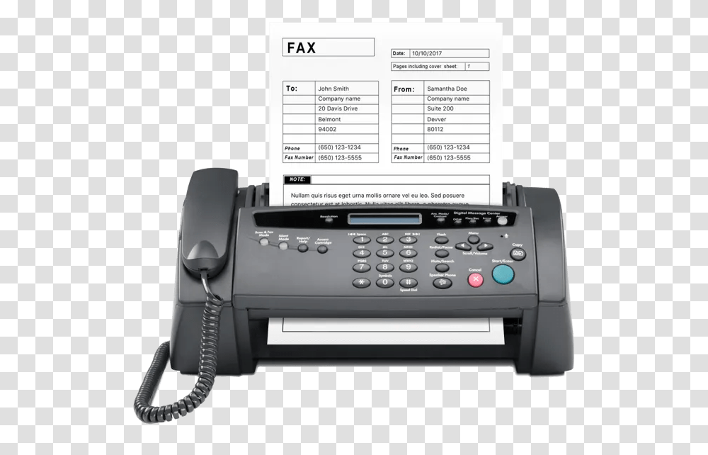 Send Fax Online Without A Machine Fax Machine, Electronics, Phone, Laptop, Pc Transparent Png