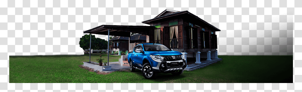 Send Ketupat Gallery Kampung House Design, Vehicle, Transportation, Car, Pickup Truck Transparent Png