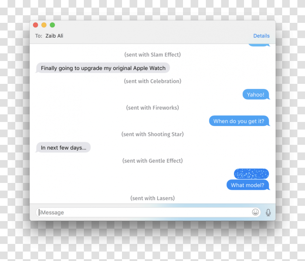Send Messages With Effects On Mac, Text Message, File, Page Transparent Png