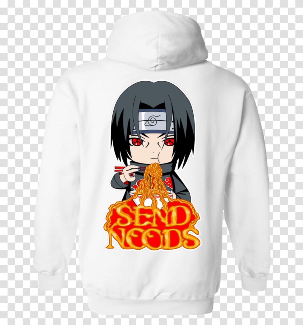 Send Noods Crewneck Sweater Naruto, Apparel, Sweatshirt, Sleeve Transparent Png