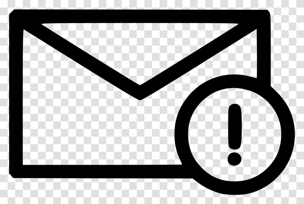 Send Receive Fail Failed Inbox Icon Free Download, Envelope, Mail, Airmail Transparent Png