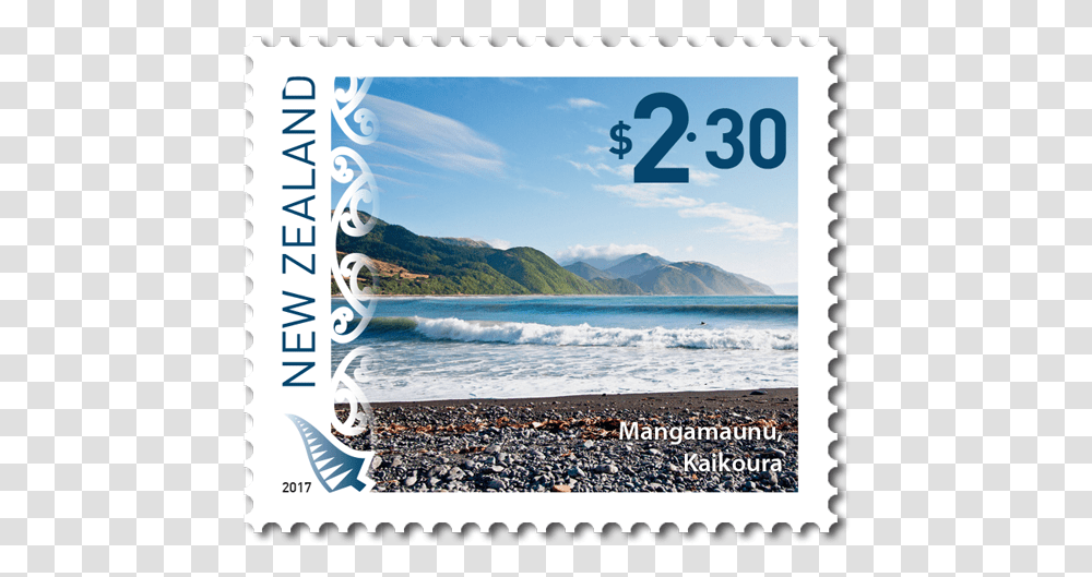 Sending Postcard From New Zealand, Postage Stamp, Number Transparent Png