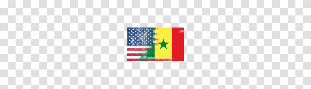 Senegalese American Half Senegal Half America Flag, American Flag, Star Symbol Transparent Png