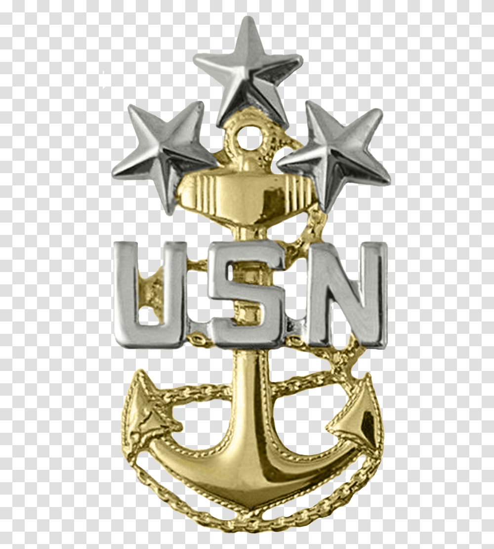 Senior Chief Petty Officer Anchor, Cross, Logo, Trademark Transparent Png