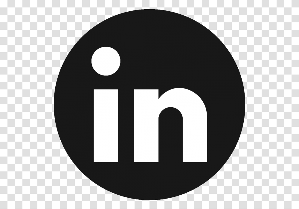 Senior Vice President Linkedin Logo In Circle Clipart Circle Linkedin Logo, Symbol, Trademark, Text, Word Transparent Png