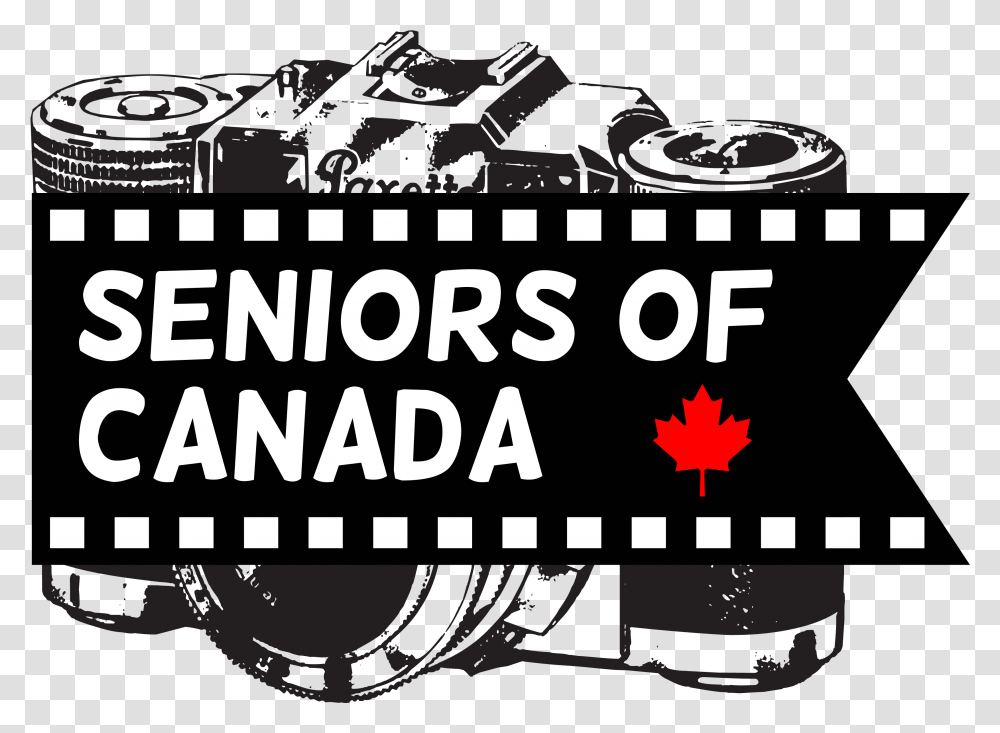 Seniors Of Canada Vintage Camera Logo - Sarah Holden Life Is Like A Camera, Text, Transportation, Vehicle, Tire Transparent Png