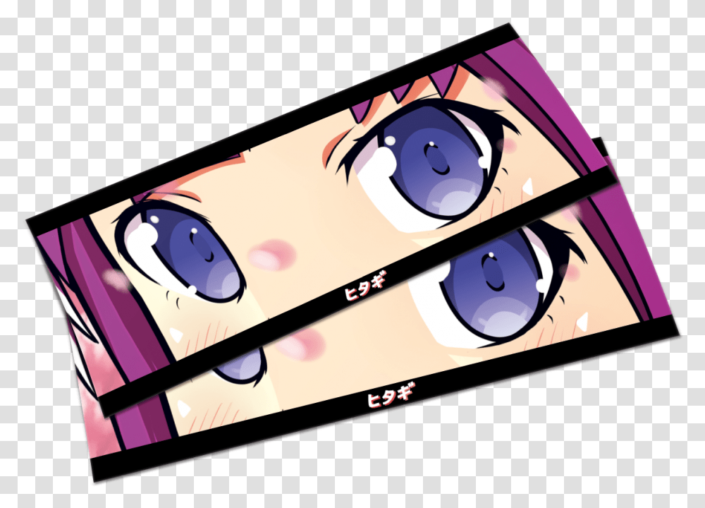 Senjougahara Eyes Slap Cartoon, Graphics, Electronics, Phone, Interior Design Transparent Png