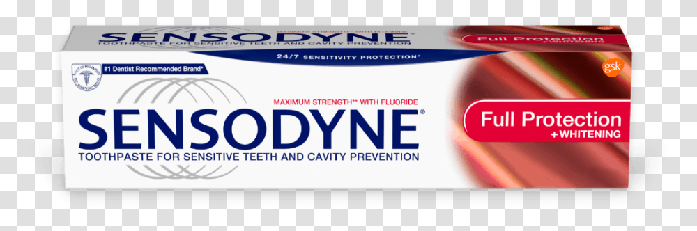 Sensodyne Full Protection With Whitening Toothpaste Sensodyne Full Protection, Word, Label, Food Transparent Png