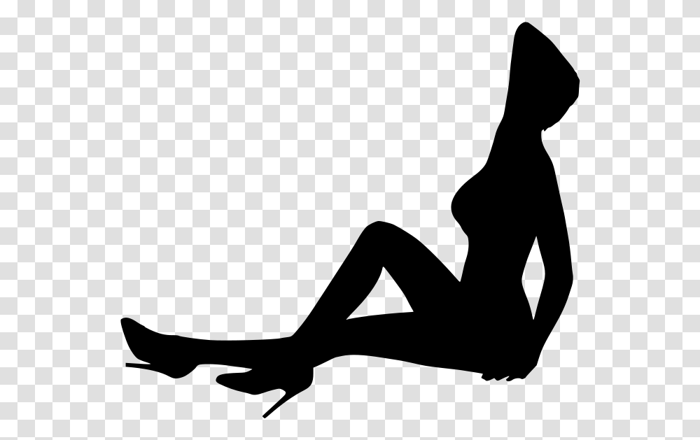 Sensual Naked Nude Girl Pose Woman Women Female Model Silhouette, Gray, World Of Warcraft Transparent Png