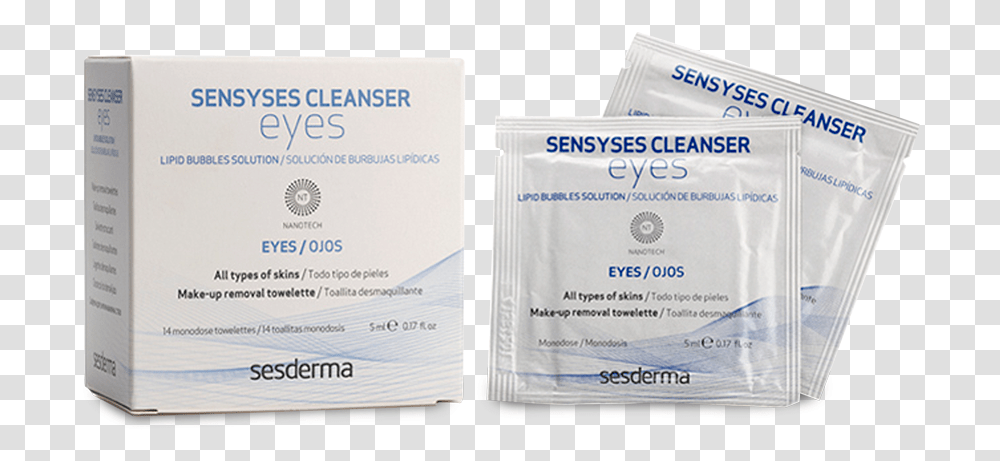 Sensyses Eyes Cleanser 14 Monodoses Sunscreen, Text, Document, Diploma, Label Transparent Png