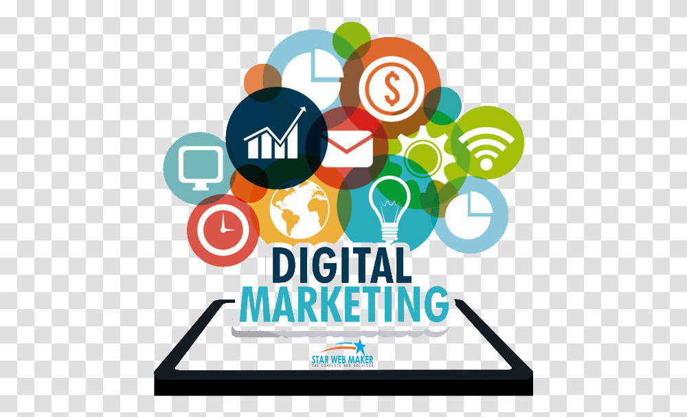 Seo Digital Marketing Background, Advertisement, Poster, Flyer, Paper Transparent Png