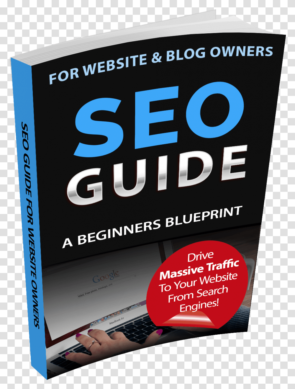 Seo Guide Blue Print For Beginners Graphic Design, Poster, Advertisement, Flyer, Paper Transparent Png