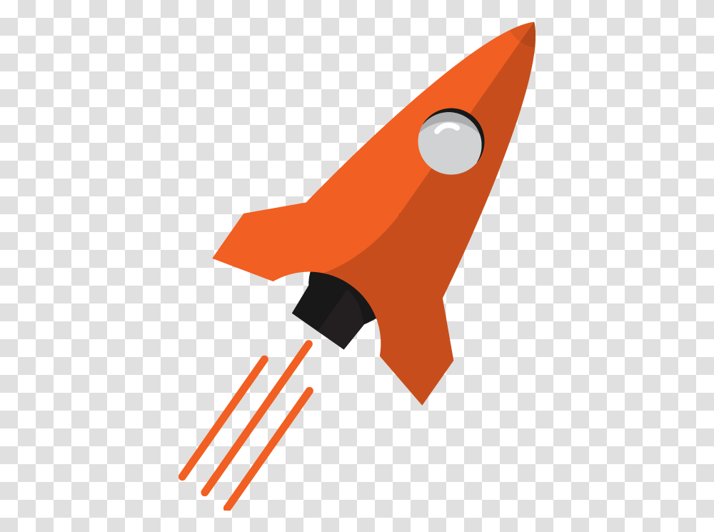 Seomers Bright Orange Rocket Rocket Orange, Axe, Tool Transparent Png