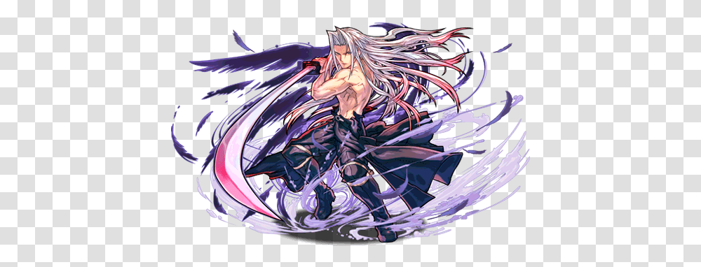 Sephiroth, Manga, Comics, Book, Art Transparent Png