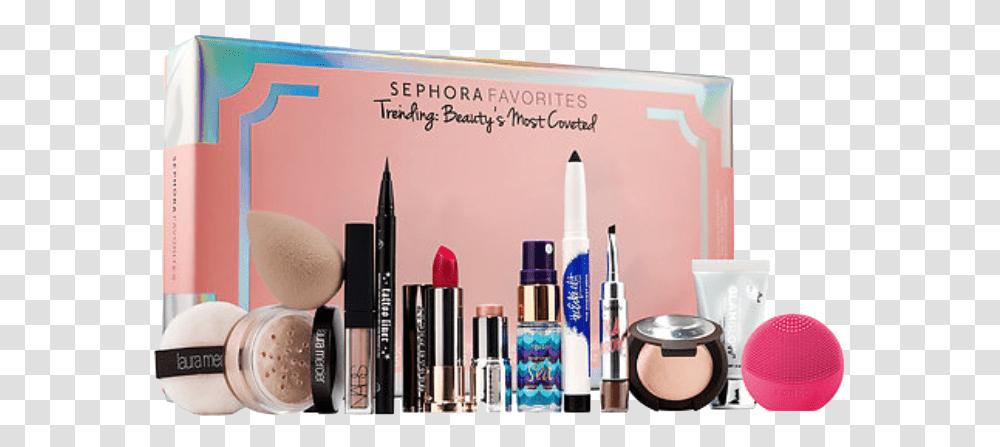 Sephora Favorites Trending Beauty's Most Coveted Sephora Advent Calendar 2017, Lipstick, Cosmetics Transparent Png