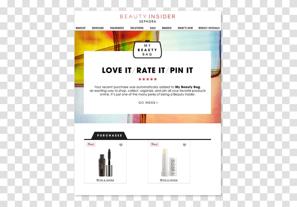 Sephora Leave A Review Email, Poster, Advertisement, Flyer, Paper Transparent Png