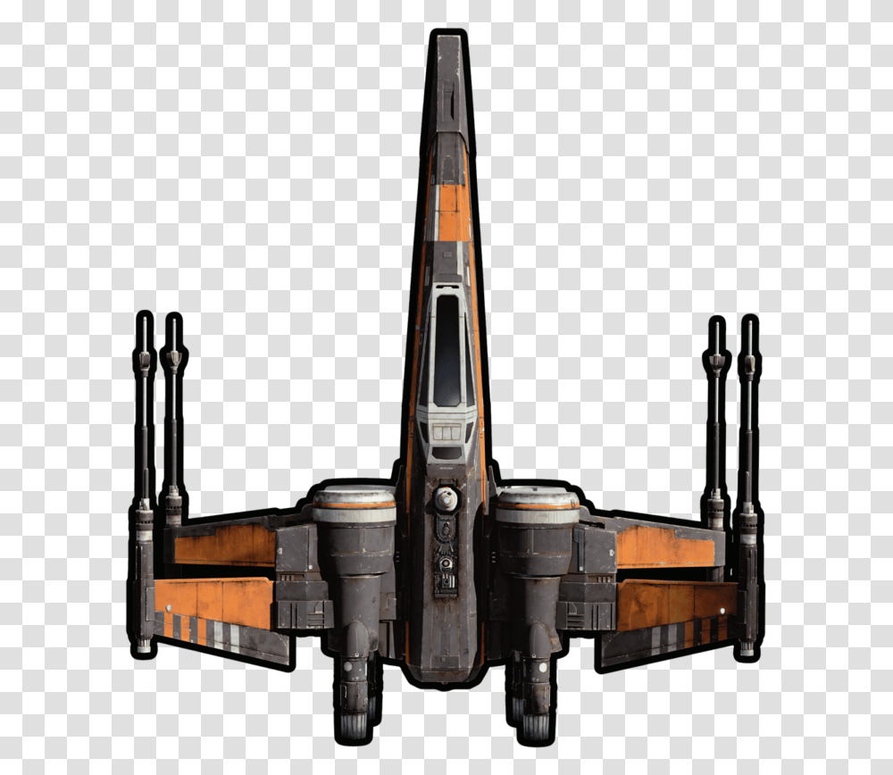 September 27 Star Wars X Wing Top View, Gun, Weapon, Spire, Tower Transparent Png