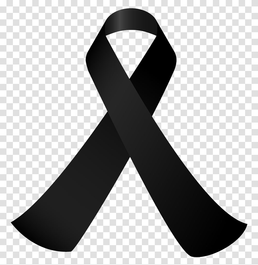 September Attacks Black Ribbon Awareness Ribbon Memory Of Black Ribbon, Accessories, Accessory, Tie, Strap Transparent Png